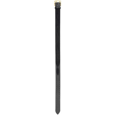 G1 Cintura 5 cm Larga Vera Pelle Doppia Fibbia Nera VlaMiTex