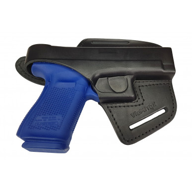 Leder Holster für Glock 19 OWB – Rechtshänder mit Druckknopf
