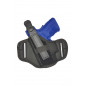 AK02 Holster en nylon pour Smith and Wesson MP40 Compact noir 5-56.de – vue de dos
