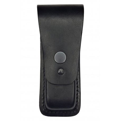 M1 Magazintasche aus Leder schwarz für Doppelreihige Magazine 9mm .38 .40 cal VlaMiTex