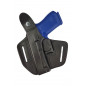 B39 Leder Holster für Glock 19 schwarz VlaMiTex