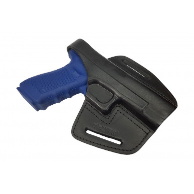 Glock 22용 가죽 홀스터 OWB – 오른손잡이용 스냅 버튼