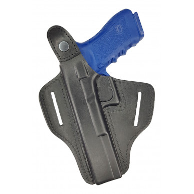 Funda de cuero para Glock 34 OWB – Diestro con botón de presión