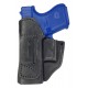 IWB 5 Holster en cuir pour Glock 26 27 28 29 30 33 36 39 Noir VlaMiTex