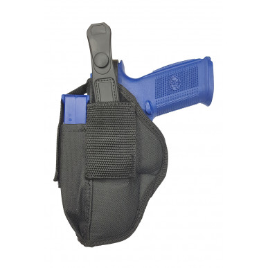 AK05 通用槍套 適用 FN FNS 9 附彈匣架 黑色 5-56.de