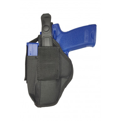 Holster with Magazine Pouch Röhm RG96 – DDurable Nylon Holster with Magazine Pouch for Blank Firing Pistols