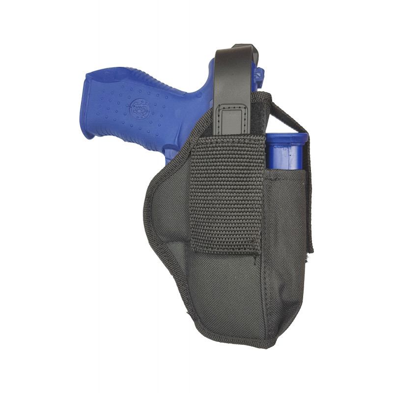 AK05 Univerzální pouzdro pro Smith & Wesson SW99 s držákem zásobníku černé 5-56.de AK05 Univerzální pouzdro pro Smith & Wesson SW99 s držákem zásobníku černé 5-56.de