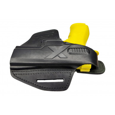 Holster en cuir pour Sig Sauer P320 X Carry OWB – Droitier avec bouton-pression
