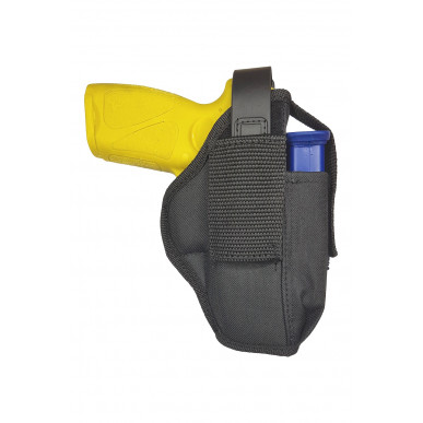 AK05 通用槍套 適用 Taurus G3 附彈匣架 黑色 5-56.de – 正面