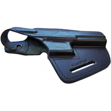 CZ 97B OWB용 가죽 홀스터 – 오른손잡이용, 스냅 버튼 포함