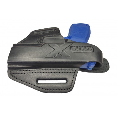 Holster en cuir pour Sig Sauer P320 Subcompact OWB – Droitier avec bouton-pression