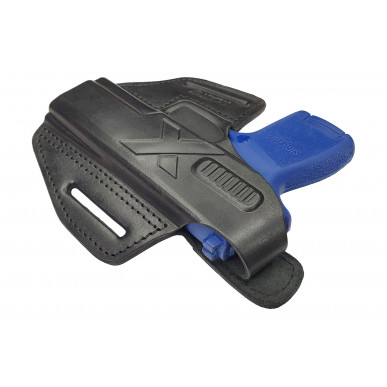 Funda de cuero para Sig Sauer P320 Subcompact OWB - Diestros con botón de presión