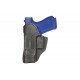 IWB 3 Leather Holster for Glock 19 23 25 32 38 44 45 black VlaMiTex