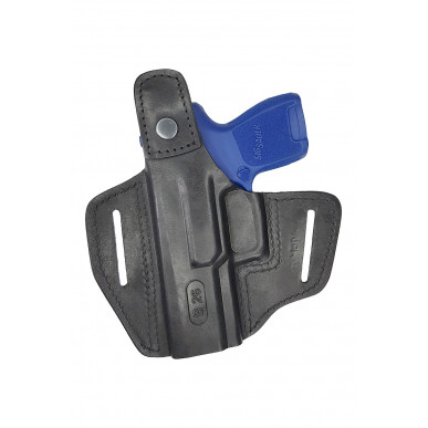 Nahkakotelo Sig Sauer P320 Subcompact OWB – Oikeakätinen, painonapilla