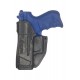 IWB 2 Leather Holster for Walther PK380, black VlaMiTex