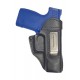 IWB 3 Pistolera de piel para Smith & Wesson MP 9 Compact negro VlaMiTex