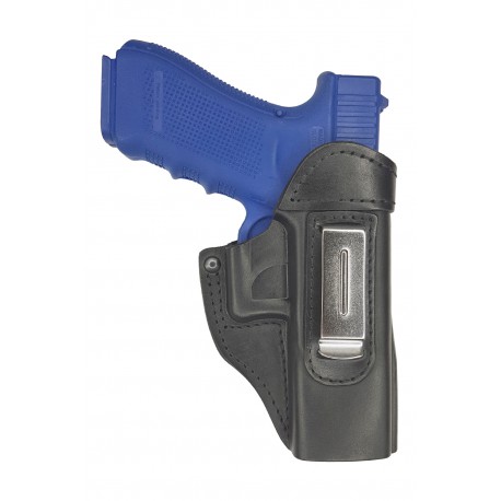 IWB 3 Pistolera de piel para Glock 17 negro VlaMiTex