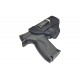 IWB 4 Holster en cuir pour Smith & Wesson M&P9 Noir VlaMiTex