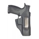 IWB 4 Leather Holster for Smith & Wesson M&P40 black VlaMiTex
