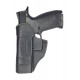 IWB 4 Fondina in pelle per Smith & Wesson M&P40 nero VlaMiTex