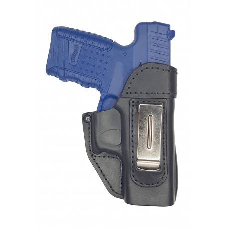 IWB 2 Fondina in pelle per Walther PPS nero VlaMiTex