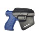 U5 Pistolera de cuero para Walther P99 negro VlaMiTex