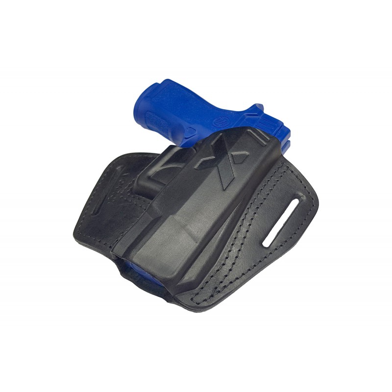 U16 Leder Holster für Sig Sauer P320 X Carry Gürtelholster schwarz VlaMiTex 
