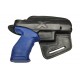 B16 Pistolera de piel para Walther Creed negro VlaMiTex