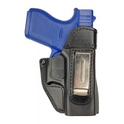 IWB 2 Holster en cuir pour Glock 43 Noir VlaMiTex