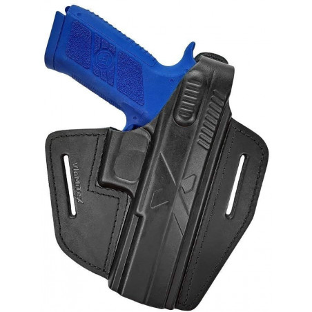B15 Holster en cuir pour CZ P-09 – Holster OWB fiable de VlaMiTex
