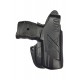 B4 Fondina da cintura in pelle per Walther PDP nero VlaMiTex