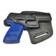B19 Pistolera de piel para Heckler & Koch P10 USP Compact negro VlaMiTex