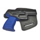B19 Pistolera de piel para Heckler & Koch P2000 negro VlaMiTex
