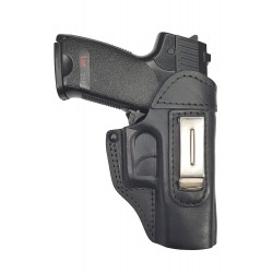 IWB 3 Pistolera de piel para Heckler & Koch P8 USP negro VlaMiTex