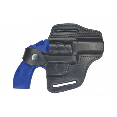 R2 Leather Revolver Holster for Smith & Wesson 60 Barrel 3 Inch Black VlaMiTex