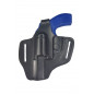 R2 Leather Revolver Holster for Smith & Wesson 60 Barrel 3 Inch Black VlaMiTex – rear view
