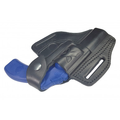 R2 Leather Revolver Holster for Smith & Wesson 640 Barrel 3 Inch Black VlaMiTex