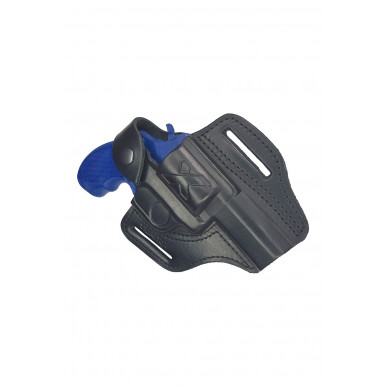 Smith & Wesson 640 OWB kožené pouzdro – Pravák s drukem