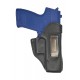 IWB 3 Pistolera de piel para Heckler & Koch P10 USP compact negro VlaMiTex