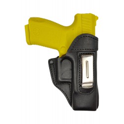 IWB 3 Leather Holster for Canik TP9 SF black VlaMiTex