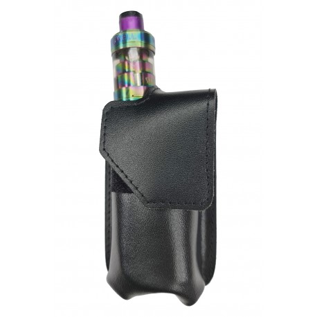 i3s Étui en cuir pour Electronic Cigarette Wismec Sinuous P228 / Eleaf ikonn 220, Noir VlaMiTex