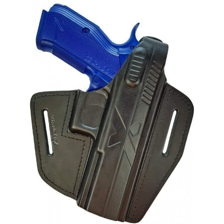 Leather Holster for CZ Shadow 2 OWB – Right-Handed with Snap Button