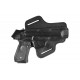 B7 Holster de ceinture en cuir pour pistolet Beretta 96 Noir VlaMiTex