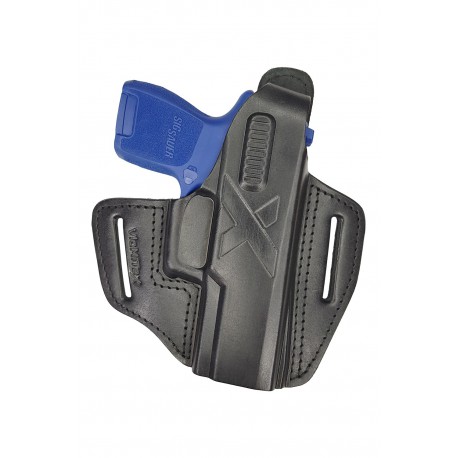 B26 Leather Holster for Sig Sauer P320 Subcompact black VlaMiTex