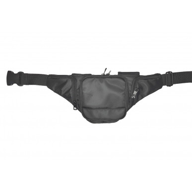 Bauchtasche für verdecktes Tragen des Smith & Wesson 640 mit 2 Magazinhaltern