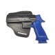 U25Li Fondina in pelle per Sig Sauer P320 X-Five per mancini nero VlaMiTex