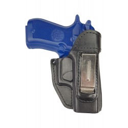 IWB 2 Leather Holster for Beretta 86 black VlaMiTex