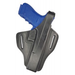 B34 Fondina in pelle per Glock 35 nero VlaMiTex