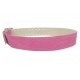 G2 Leather belt 5 cm wide pink VlaMiTex