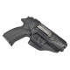 IWB 6 Pistolera de cuero para Grand Power K100 negro VlaMiTex